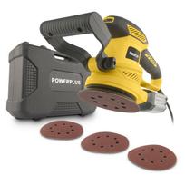 Ekcentrinė šlifuoklė 450W Ø125mm, POWERPLUS, POWX04710, Galia: 450 W, Judesiai: 12000 /min – 26000 /min