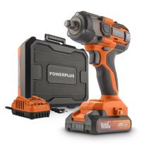 Smūginis veržliasukis 20V 220Nm, POWERPLUS, POWDP20161, Maks. sukimo momentas: 220 Nm, Akumuliatoriaus talpa: 2000 mAh