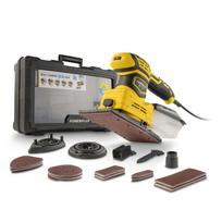 Powerplus Multi-sander 5-in-1 POWXBOX026, 200W, 14000-24000/min, 184mm x 92mm, 122mm, 144mm, 2m, 98dB(A)