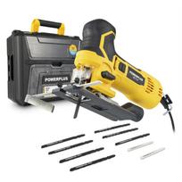 Powerplus pjūklas POWXBOX030, 750 W, 6 mm, 100 mm, 100 mm, 3000 min-1, 2 m, 6 greičių nustatymai, plastikinis dėklas
