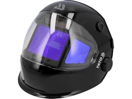 Automatiškai tamsėjantis suvirinimo skydelis akių ir veido apsaugai True Color 4-8/9-14 DIN 4 jutikliai UV/IR DIN16 YT-73938 Yato