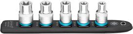 Hazet Lanksti plastikinis kištukinis bėgelis 900E-SR/5, 5 vnt., 1/2 colio kvadratas, 37.4mm, 245mm, Išorinis TORX® profilis