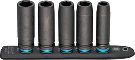 Elastīga plastmasas sliede, HAZET, 900SLG-SR/5, 5 gab., 1/2″ kvadrātveida, magnētiska pamatne, izturīga un viegli tīrāma.