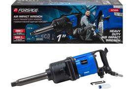 Smūginis veržliaraktis 1", FORSAGE, F-82586L, 3800 Nm, ilgas velenas, Twin Hammer mechanizmas