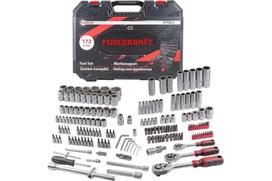 Įrankių rinkinys, Forcekraft, FK-41723-5, 172 dalys, 1/4", 3/8", 1/2", ergonomiškas dizainas, patvari dėžė