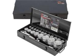 Įrankių rinkinys 3/4", 26 vnt., 6-kampis, FORSAGE, F-68263-5, Cr-V plienas, kompaktiškas metalinis korpusas