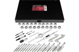 Sriegimo įrankių ir sriegiklių rinkinys, JBC Pro Tools, JBC-M050-3, 50 dalių, aukštos kokybės plienas