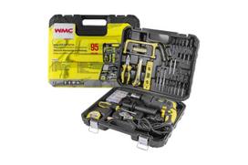 Wmc Tools Įrankių rinkinys WMC-1095, 750W, 4.75kg, 1 greitis, 0-3000 aps./min, 95 dalių, plastikinis dėklas