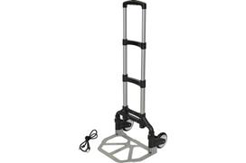 Sulankstomas vežimėlis su krepšiu ir teleskopine rankena, WMC TOOLS, WMC-106-4A, 70 kg talpa, 400x390 mm platforma