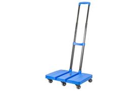Sulankstomas platforminis vežimėlis su teleskopine rankena FORSAGE F-L016 180 kg 56x33x101 cm
