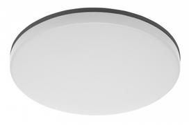 Gtv LED šviestuvas LD-BES24WOKBL-DIM-40, 24W, 2400lm, 4000K, 180-250V, IP54, IK10, PC+PC, apvalus, reguliuojamas, juodas
