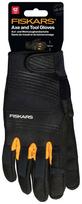 Fiskars Pirštinės 1071151, 1 pora, juoda, patogios ir apsauginės, kvėpuojančios, smūgiams atsparios