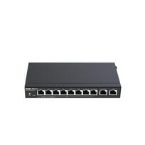 Ruijie Visiems Įrenginiams Vartai Maršrutizatorius RG-EG310GH-P-E, 1.5Gbps, 350 vartotojų, 8 PoE, 4 WAN, 64 VPN, Juodas