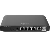 Ruijie RG-EG105G-P-V3 | 5 Prievadų Gigabit Maršrutizatorius su 4× PoE+ ir Debesų Valdymu — Juodas Dizainas