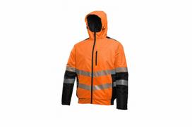 MILA izoliuota įspėjamoji striukė HOGERT HT5K348-XL OXFORD 300D, 180 g/m², oranžinė XL