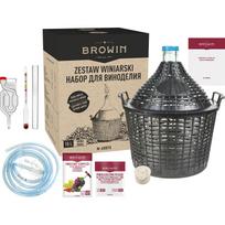 15 L vyno gamybos rinkinys su stiklo demijonu BROWIN 400010, 4.0 kg