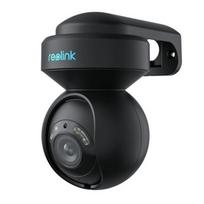 Lauko išmani 5 MP PTZ WiFi stebėjimo kamera su judesiu įsijungiančiais prožektoriais ir dvipusiu garsu Juoda E540-B WCEO5MP06PTAFB Reolink