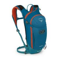 Osprey Salida 8 kuprinė, WATERFRONT BLUE, 8L, 18.5x22x43cm, 2.5L gėrimų sistema, U- užtrauktukas, kompresiniai diržai