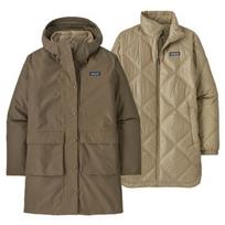 Patagonia striukė PINE BANK 3-in-1 Parka W, PATAGONIA, 0198077339106, XL, MARLOW BROWN, 1216g, 20 000 mm