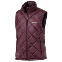 Veste W SUPERIOR Down Vest, Mont-Bell, 4548801942120, 800 Fill Power EX Down, Svoris: 133g, Dydis: XL, Spalva: WINE RED