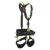 Edelrid VECTOR Y SIZE 2, EN 361, EN 358, EN 813, 4 kilpos 25 kg, 4 aksesuarų kilpos 50 kg, 2 SM Clip Large 0 kN