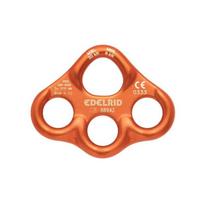 Įrangos plokštė Mini Rig, EDELRID, 4021573881229, Atsparumas: 36kN, Sertifikacija: CNB/P 11.114 PfE, Medžiaga: Aliuminis