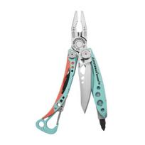 Multitool SKELETOOL CX, LEATHERMAN, 0037447017537, Sulankstymo ilgis: 10 cm, Svoris: 142 gramai, Ašmenys: 6.60 cm, Įrankiai: Multifunkcinės replės, peilis, karabinas, butelių atidarytuvas, didelis atsuktuvas