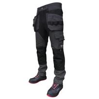 Titan Flexpro kelnės, pilkos, C54, PESSO, KD125P_C54, 4-kryptis elastingas nailono/Spandex audinys, 80% poliesteris, 20% medvilnė