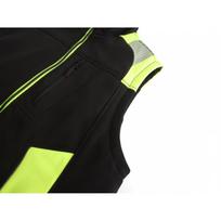 Softshell liemenė Vesta, 310 g/m², PESSO, VESTA-XL, juoda/geltona, XL