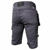 Pesso Šortai KSSTRETCHPC46, C46, tamsiai pilki, 98% medvilnė, 2% elastanas, 260 g/m², RIP-STOP, Cordura, 4+2 kišenės