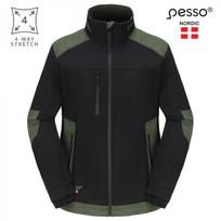 Striukė Titan Flexpro DS125Z, elastinga, juoda/žalia L, Pesso, DS125Z-L, 91,5% nailonas, 8,5% spandeksas, 280 g/m², 88% poliesteris, 12% medvilnė, 320 g/m²