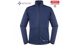 Pesso DZP725MXL darbo striukė, tamsiai mėlyna, XL, 4 krypčių tamprumas, užtrauktukas, šoninės kišenės, 100% poliesteris