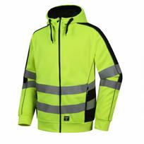 Pesso Hi-vis striukė su gobtuvu FL05G-L, CL2, geltona, L, 155g/m², 100% poliesteris, EN ISO 20471:2013