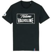 T-marškiniai Team VALVOLINE, juodi, unisex, S, VALVOLINE, FVA238/L021/3, S