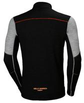 Termokrekls Lifa Merino, 2XL, HELLY HANSEN, 75107_939-2XL, pilkas/juodos, su užtrauktuku