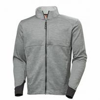Megztinis su ilgu užtrauktuku 2XL, Helly Hansen, 72380_930-2XL, pilkas, 100 % perdirbtas poliesteris, 260 g/m²