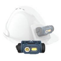 Scangrip LED galvos žibintas 03.5621, 0.01kg, įkraunama USB-C baterija 18650, difuzinė šviesa, koncentruota šviesa