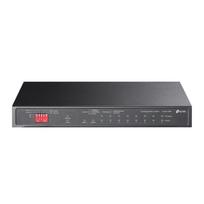 TP-Link TL-SG1210PP gigabitinis stalinis jungiklis 6× PoE+ 2× PoE++ 9× RJ45 1× combo SFP RJ45 be ventiliatoriaus 20Gbps PoE biudžetas 123 W Juoda