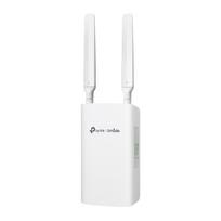 Omada 4G+ Cat6 AX3000 Wi-Fi 6 lauko/vidaus vartai, TP-Link, ER703WP-4G-Outdoor, 300Mbps, 2402Mbps (5 GHz), 574Mbps (2.4 GHz), 3 Gigabit WAN/LAN prievadai, 1 Nano SIM kortelės lizdas, IP55 atsparus vandeniui