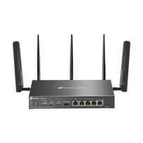 Omada 4G+ Cat6 AX3000 Gigabit VPN maršrutizatorius, TP-Link, ER706W-4G, 300Mbps, 2× Nano SIM, 2.4 GHz: 574Mbps, 5 GHz: 2402Mbps
