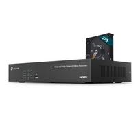 Tp-Link tinklo vaizdo įrašymo įrenginys VIGI NVR1004H-4P, 4 kanalai, 4K HDMI, 80Mbps, 53 W PoE, 10 TB HDD