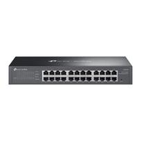 TP-LINK Omada ES224G valdomas komutatorius, 24x Gigabit, 48Gbps, 35.7 Mpps, 8K MAC, VLAN, QoS, IGMP Snooping, be ventiliatoriaus