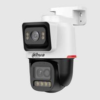 Dahua PTS2449C-4E3Z-S-PV-PRO PT IP kamera 4 MP+2 MP WizColor dvikryptis 6× hibridinis priartinimas Auto Tracking SMD 3.0 Perimetro apsauga PoE juoda-balta