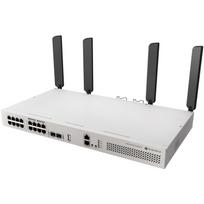 Mikrotik CRS418-8P-8G-2S+5AXQ2AXQ-RM maršrutētājs/komutators, 16x Gigabit Ethernet, 2x 10G SFP+, PoE, 1U, 2208 MHz, RouterOS