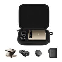 Aurzen AU-PJ-ZP001M-EUGD0 Zip Set Nešiojamas mini projektorius 720p 100 ANSI liumenų DLP Z-Fold sulankstomas Integruota 5000 mAh baterija PD įkrovimas Titanio auksas
