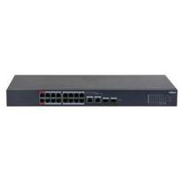 Dahua CS4218-16ET-190 valdomas jungiklis, 18 RJ-45 prievadai, 16 PoE prievadai, 10/100M, 190 W PoE biudžetas, 7.2Gbit/s talpa