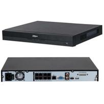 Dahua NVR4208-8P-EI tinklo vaizdo įrašymo įrenginys 8CH, 8 PoE, 256Mbps, 16 MP, 4K, 2 SATA III, 8 PoE prievadai, AI funkcijos