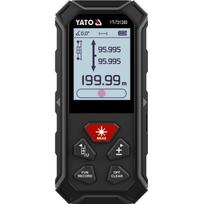 Yato YT-731250 lazerinis atstumo matuoklis 0.05-100 m, dvipusis matavimas, kalibracija, TFT LCD ekranas, magnetas gale