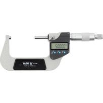 Yato YT-72308 Skaitmeninis išorinis mikrometras 50-75 mm, tikslumas ±0.002 mm, LCD ekranas, maitinimas 1.55 V baterija