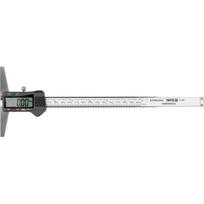 Yato YT-72251 Skaitmeninis gylio matuoklis 0-200 mm, tikslumas ±0.03 mm, LCD ekranas, 1.55V baterija, 180 mAh